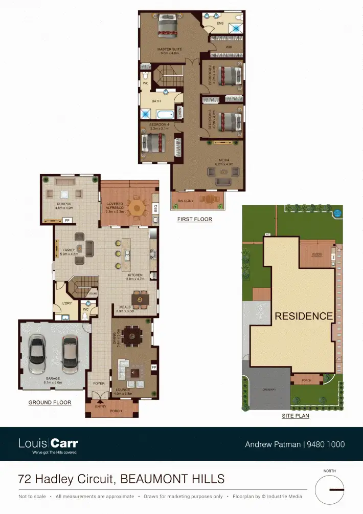 Floorplan of Homely house listing, 72 Hadley Circuit, Beaumont Hills NSW 2155