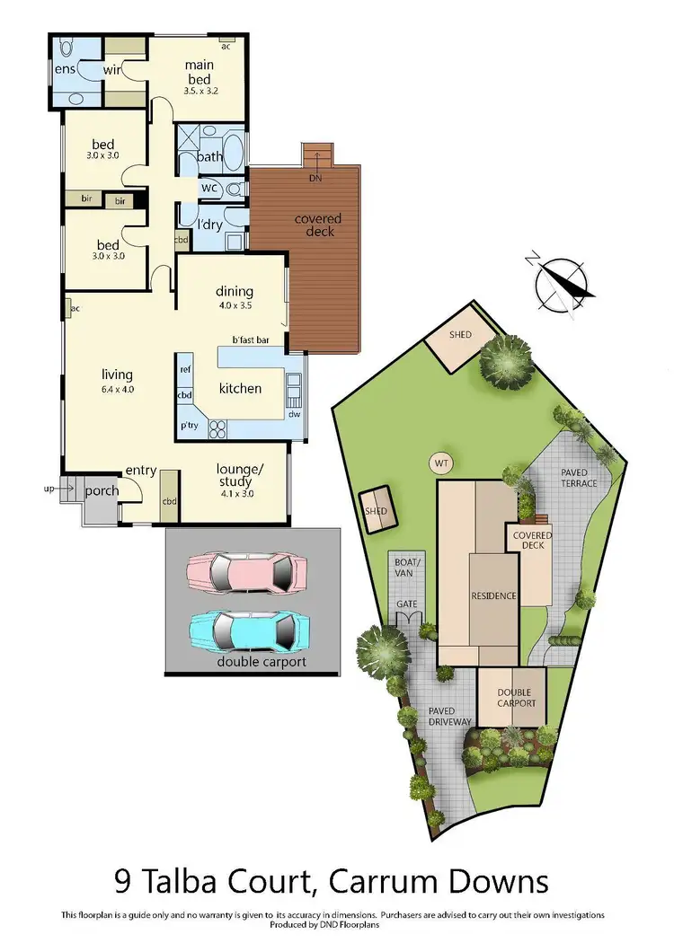 Floorplan of Homely house listing, 9 Talba Court, Carrum Downs VIC 3201