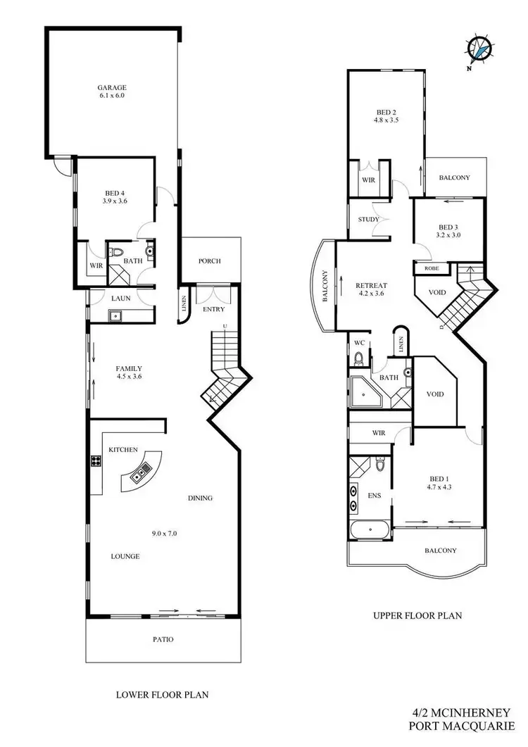 Floorplan of Homely townhouse listing, 4/2 Mcinherney Close, Port Macquarie NSW 2444