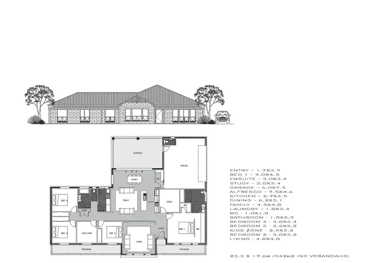 Floorplan of Homely house listing, 7 Brennan Court, Millicent SA 5280