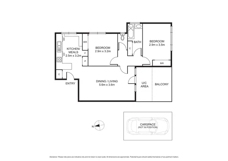 Floorplan of Homely unit listing, 16/19 Wood Street, North Melbourne VIC 3051
