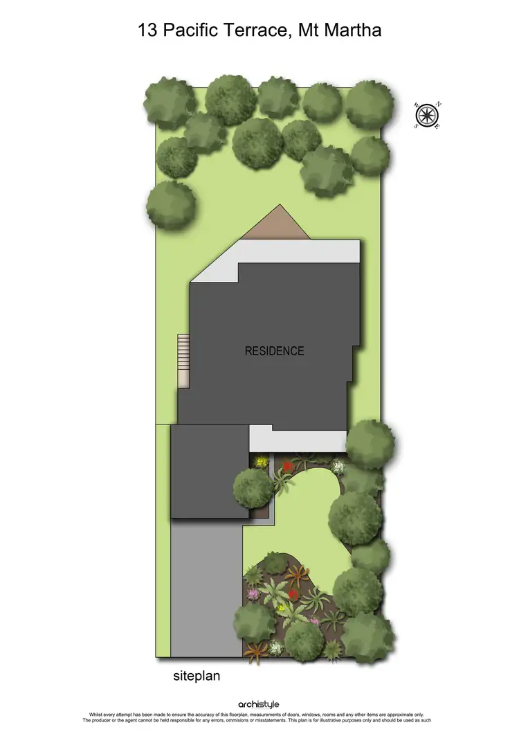 Floorplan of Homely house listing, 13 Pacific Terrace, Mount Martha VIC 3934