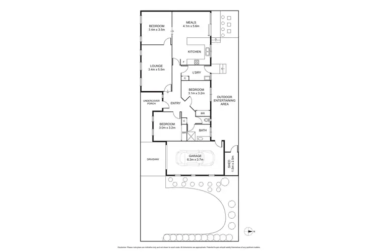 Floorplan of Homely unit listing, 1/9 Elizabeth Street, Doncaster East VIC 3109