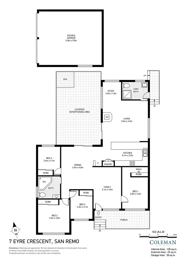 Floorplan of Homely house listing, 7 Eyre Crescent, San Remo NSW 2262