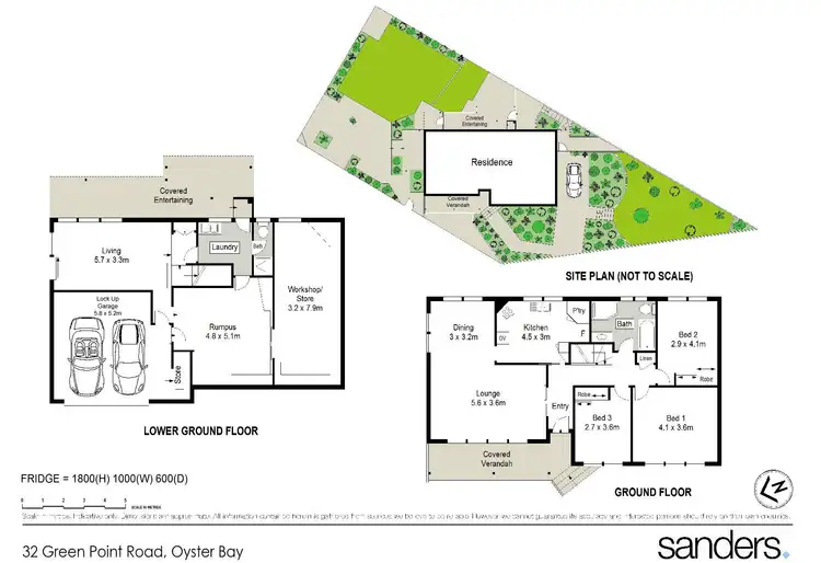 Floorplan of Homely house listing, 32 Green Point Road, Oyster Bay NSW 2225