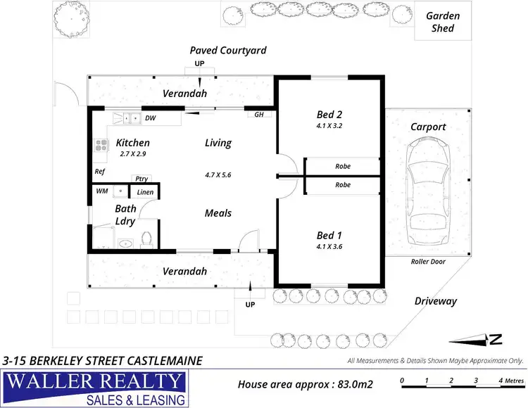 Floorplan of Homely unit listing, 3/15 Berkeley Street, Castlemaine VIC 3450