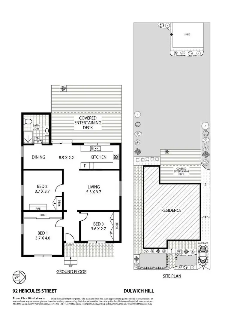 Floorplan of Homely house listing, 92 Hercules Street, Dulwich Hill NSW 2203