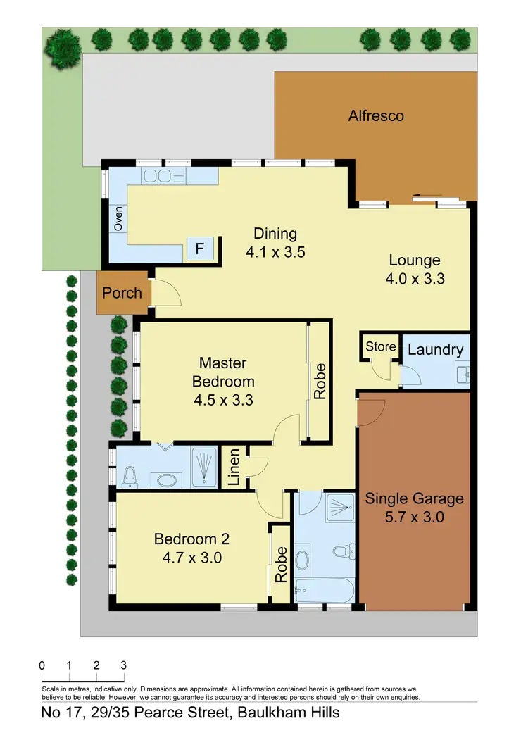 Floorplan of Homely semi-detached listing, 17/29-35 Pearce Street, Baulkham Hills NSW 2153