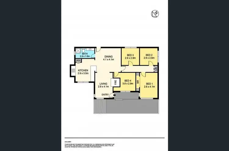 Floorplan of Homely house listing, 15 Peake Street, Golden Point VIC 3350