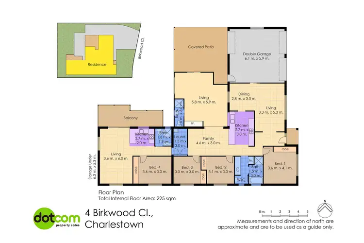 Floorplan of Homely house listing, 4 Birkwood Close, Charlestown NSW 2290