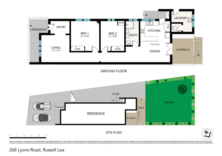 Floorplan of Homely house listing, 268 Lyons Road, Russell Lea NSW 2046