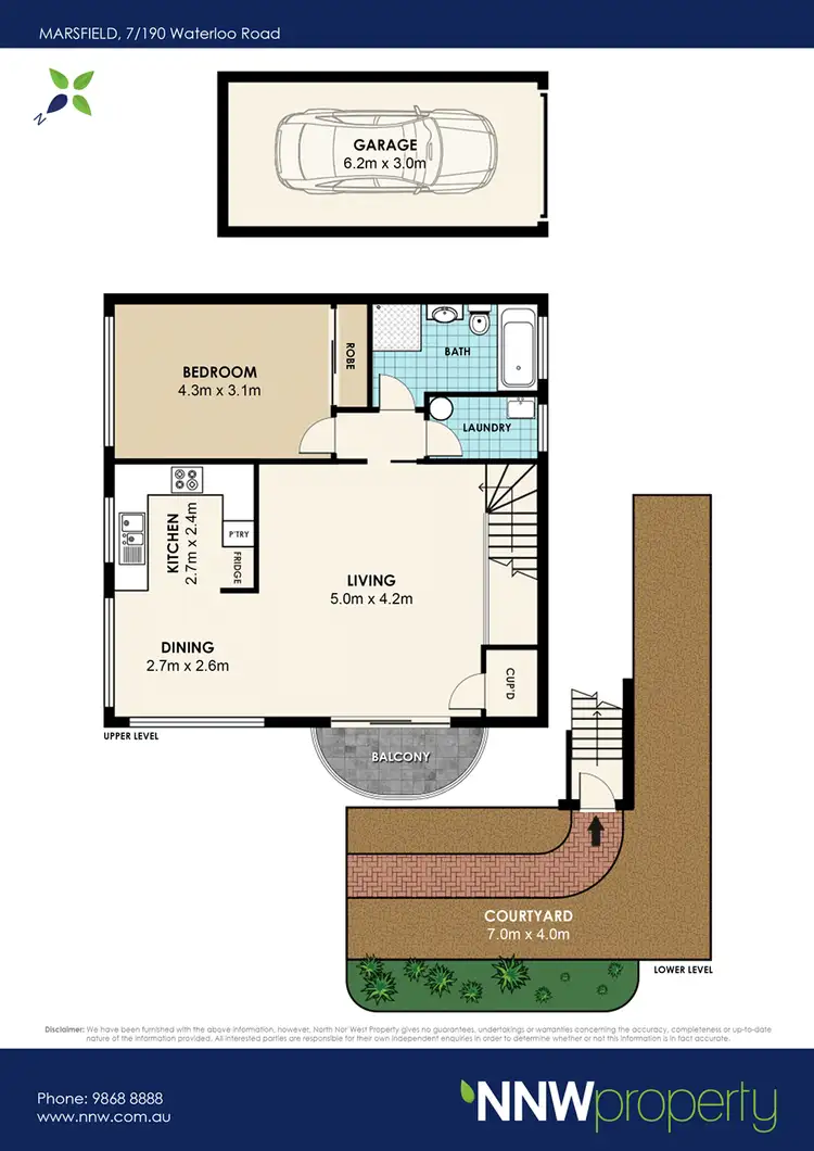 Floorplan of Homely unit listing, 7/190 Waterloo Road, Marsfield NSW 2122
