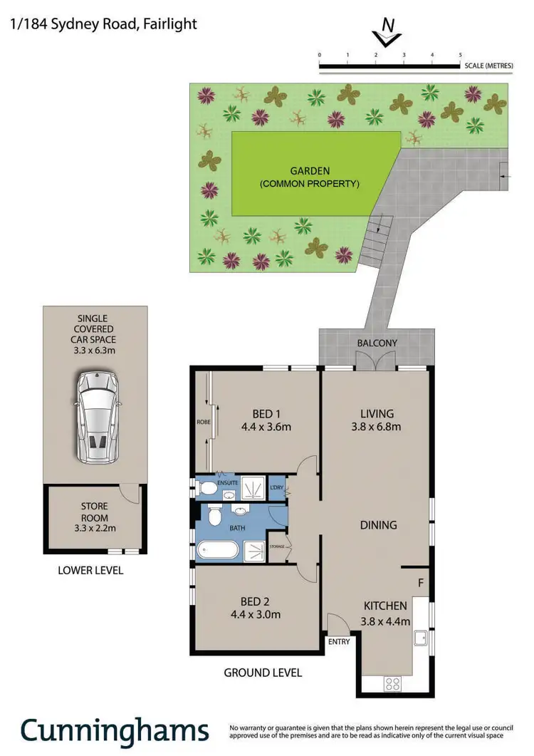 Floorplan of Homely unit listing, 1/184 Sydney Road, Fairlight NSW 2094
