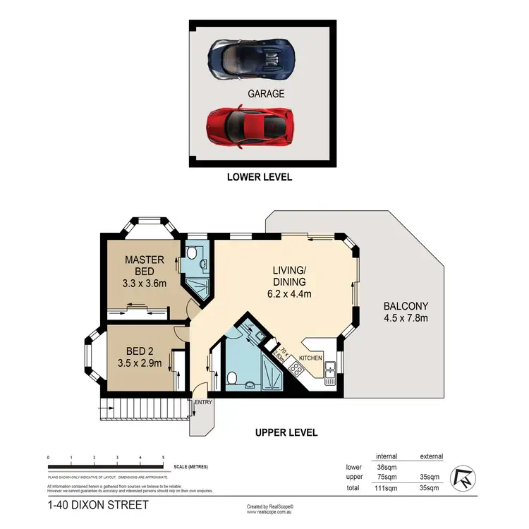 Floorplan of Homely unit listing, 1/38-40 Dixon Street, Auchenflower QLD 4066
