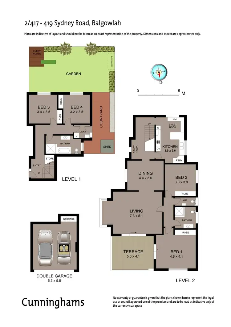 Floorplan of Homely townhouse listing, 2/417-419 Sydney Road, Balgowlah NSW 2093