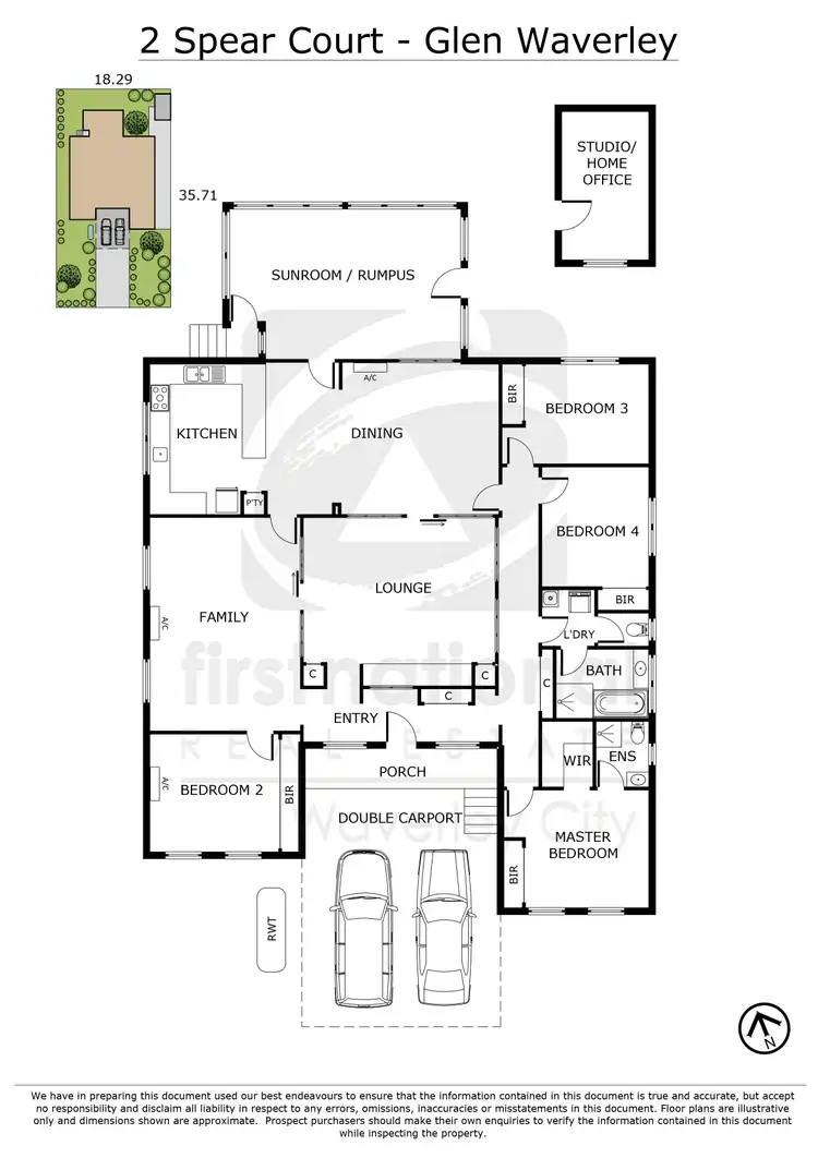 Floorplan of Homely house listing, 2 Spear Court, Glen Waverley VIC 3150