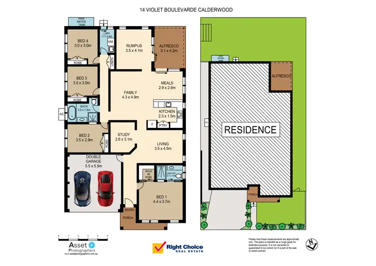 Floorplan of Homely house listing, 14 Violet Boulevard, Calderwood NSW 2527