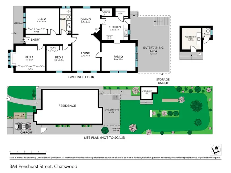 Floorplan of Homely house listing, 364 Penshurst Street, Chatswood NSW 2067