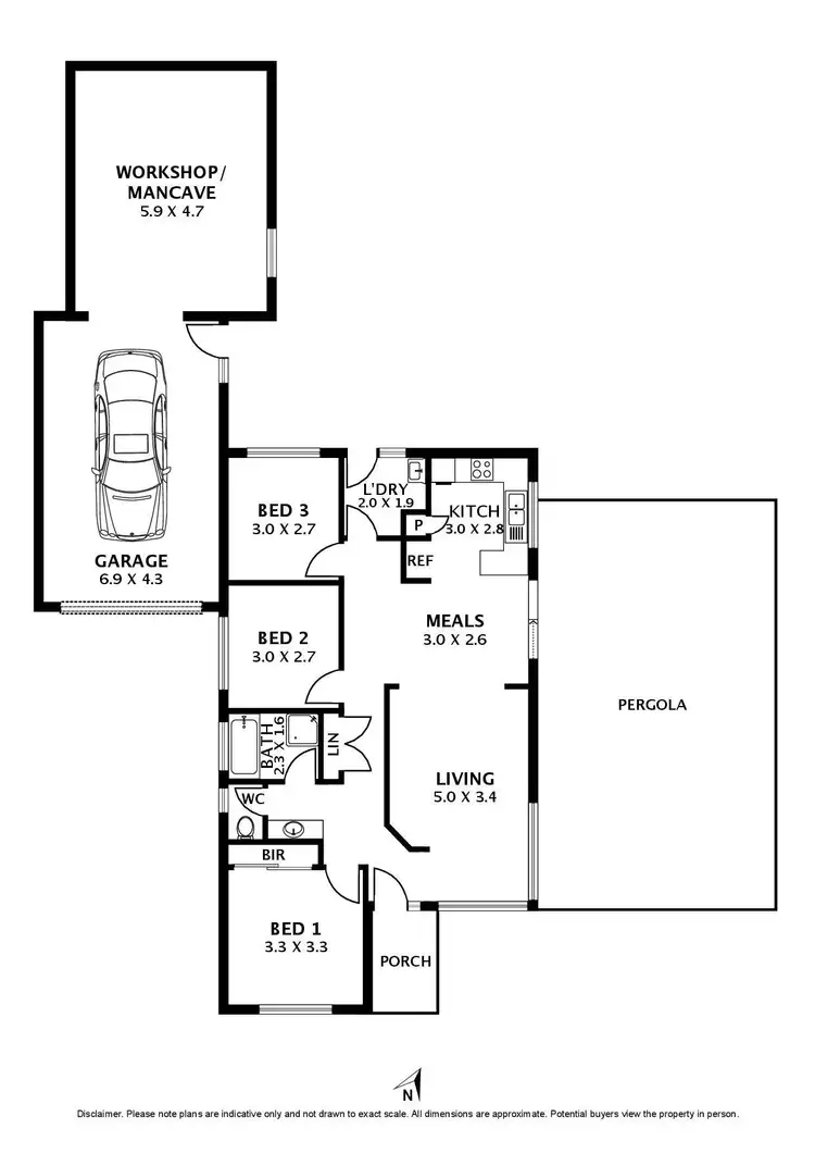 Floorplan of Homely house listing, 50 Phillip Drive, Sunbury VIC 3429