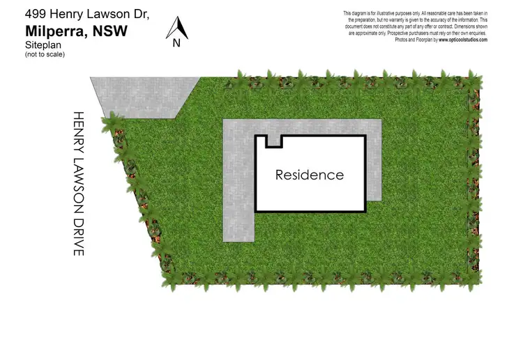 Floorplan of Homely house listing, 499 Henry Lawson Drive, Milperra NSW 2214