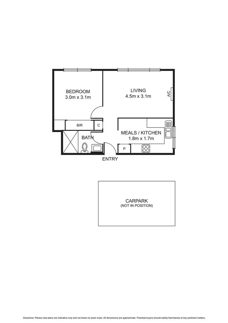 Floorplan of Homely apartment listing, 8/44 South Crescent, Northcote VIC 3070