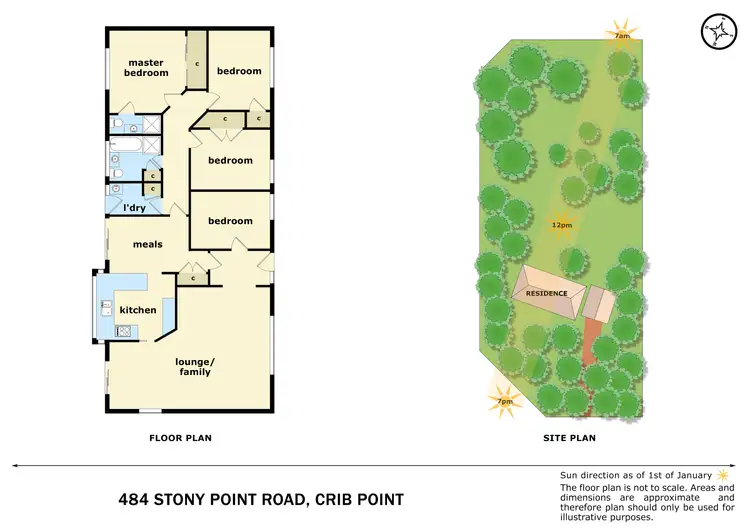 Floorplan of Homely house listing, 484 Stony Point Road, Crib Point VIC 3919