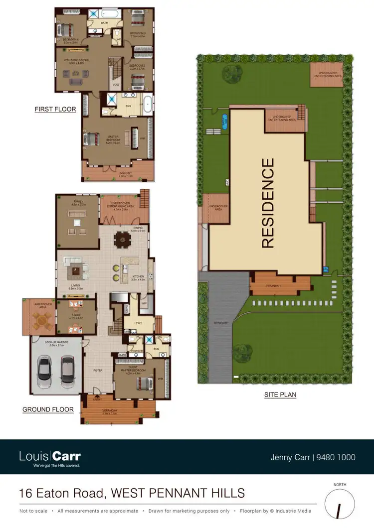 Floorplan of Homely house listing, 16 Eaton Road, West Pennant Hills NSW 2125