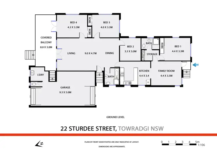 Floorplan of Homely house listing, 22 Sturdee Street, Towradgi NSW 2518