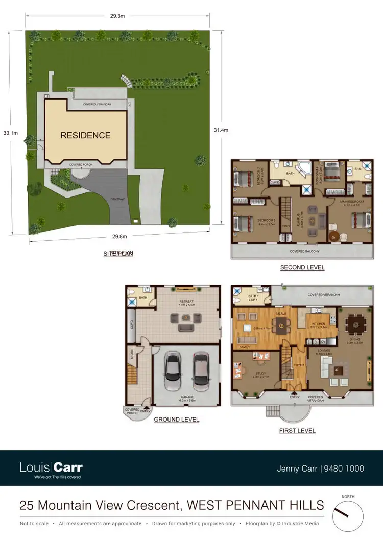 Floorplan of Homely house listing, 25 Mountain View Crescent, West Pennant Hills NSW 2125