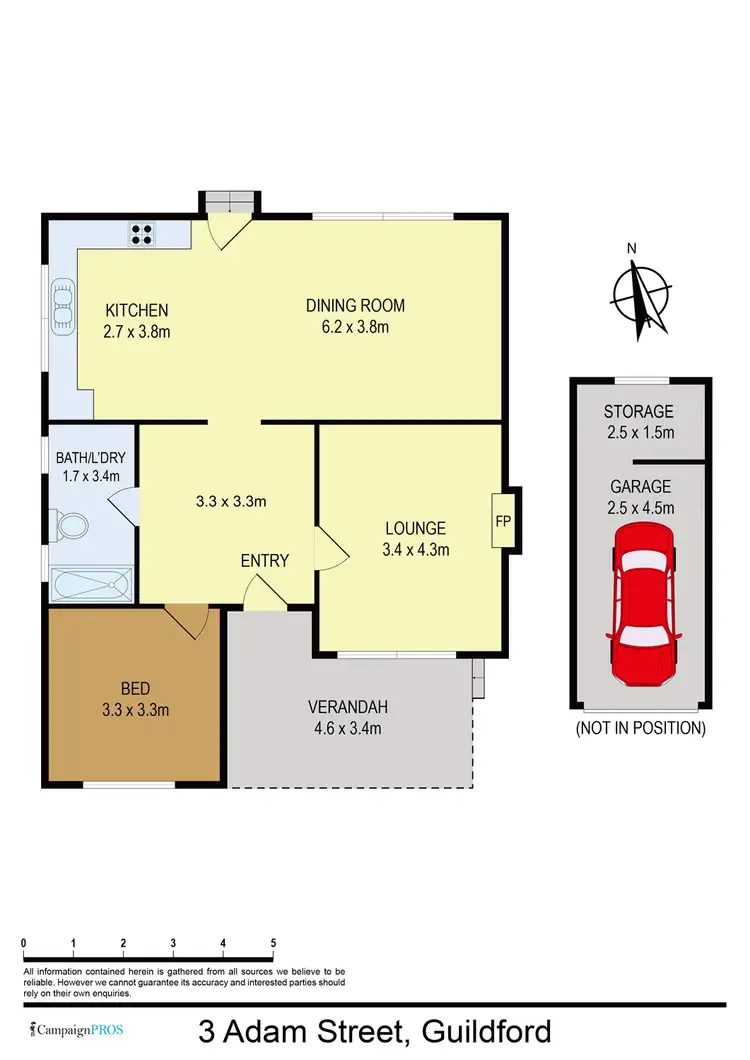 Floorplan of Homely house listing, 3 Adam Street, Guildford NSW 2161