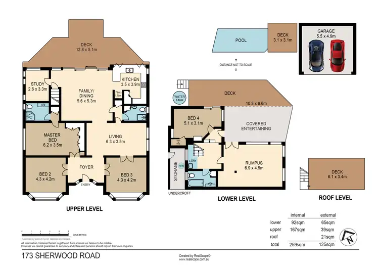 Floorplan of Homely house listing, 173 Sherwood Road, Toowong QLD 4066