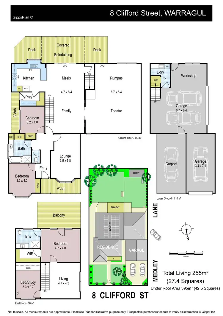 Floorplan of Homely house listing, 8 Clifford Street, Warragul VIC 3820