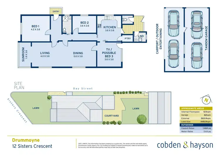 Floorplan of Homely house listing, 12 Sisters Crescent, Drummoyne NSW 2047