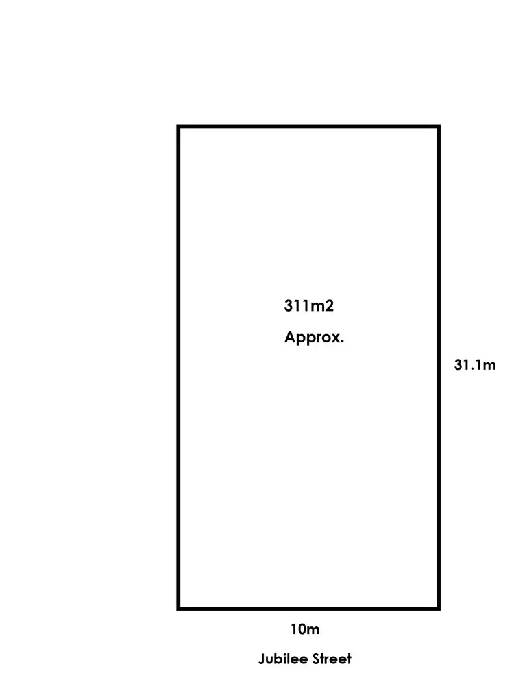 Floorplan of Homely land listing, 14 Jubilee Street, Newport VIC 3015