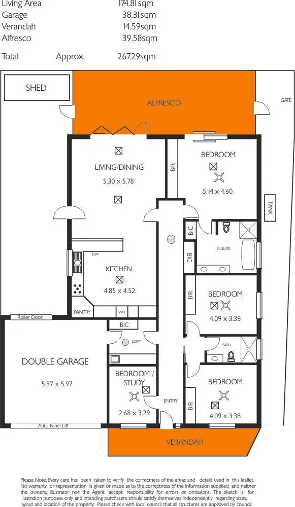 Floorplan of Homely house listing, 50 Fairford Terrace, Semaphore Park SA 5019