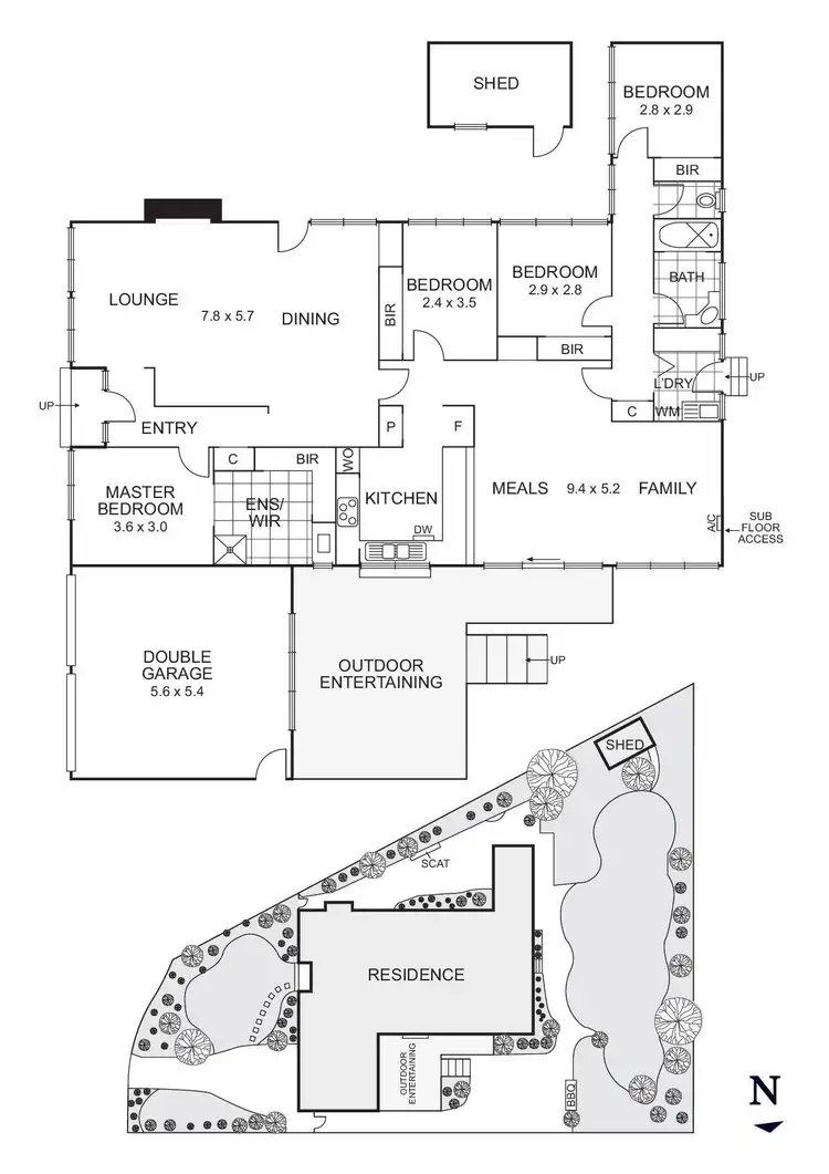 Floorplan of Homely house listing, 7 Dove Court, Templestowe Lower VIC 3107