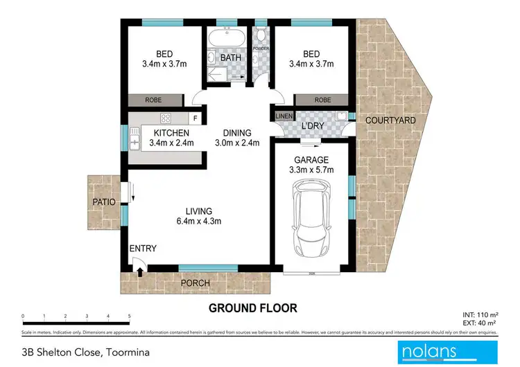 Floorplan of Homely house listing, 3B Shelton Close, Toormina NSW 2452