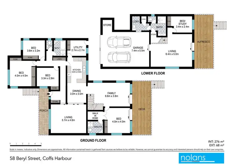 Floorplan of Homely house listing, 58 Beryl Street, Coffs Harbour NSW 2450