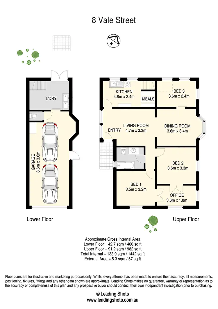 Floorplan of Homely house listing, 8 Vale Street, Kelvin Grove QLD 4059