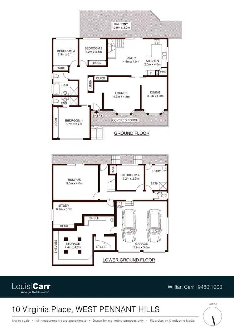 Floorplan of Homely house listing, 10 Virginia Place, West Pennant Hills NSW 2125