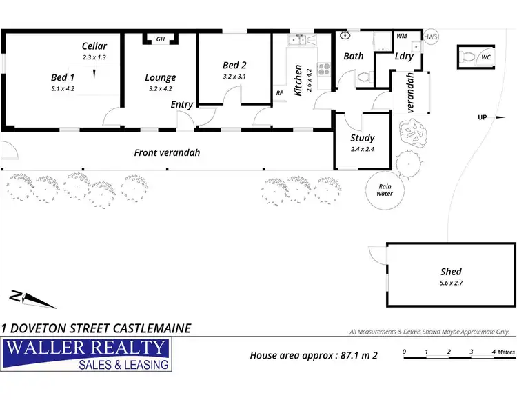 Floorplan of Homely house listing, 1 Doveton Street, Castlemaine VIC 3450
