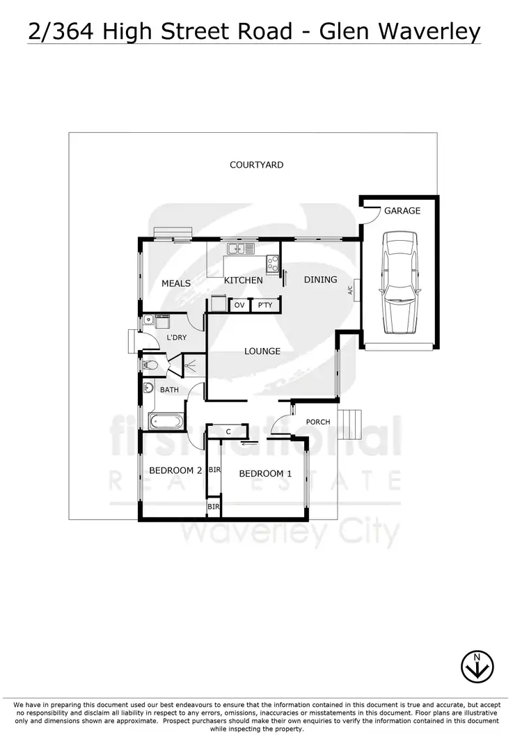 Floorplan of Homely unit listing, 2/364-366 High Street Road, Mount Waverley VIC 3149