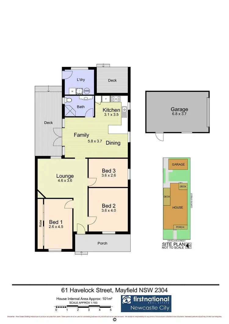 Floorplan of Homely house listing, 61 Havelock Street, Mayfield NSW 2304