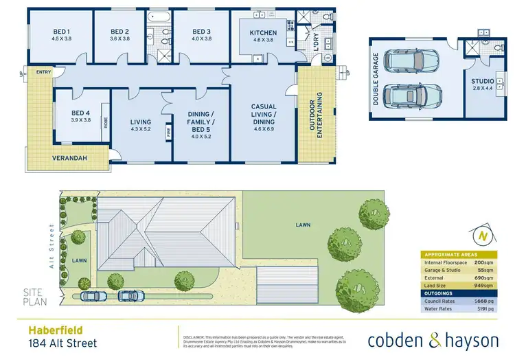 Floorplan of Homely house listing, 184 Alt Street, Haberfield NSW 2045