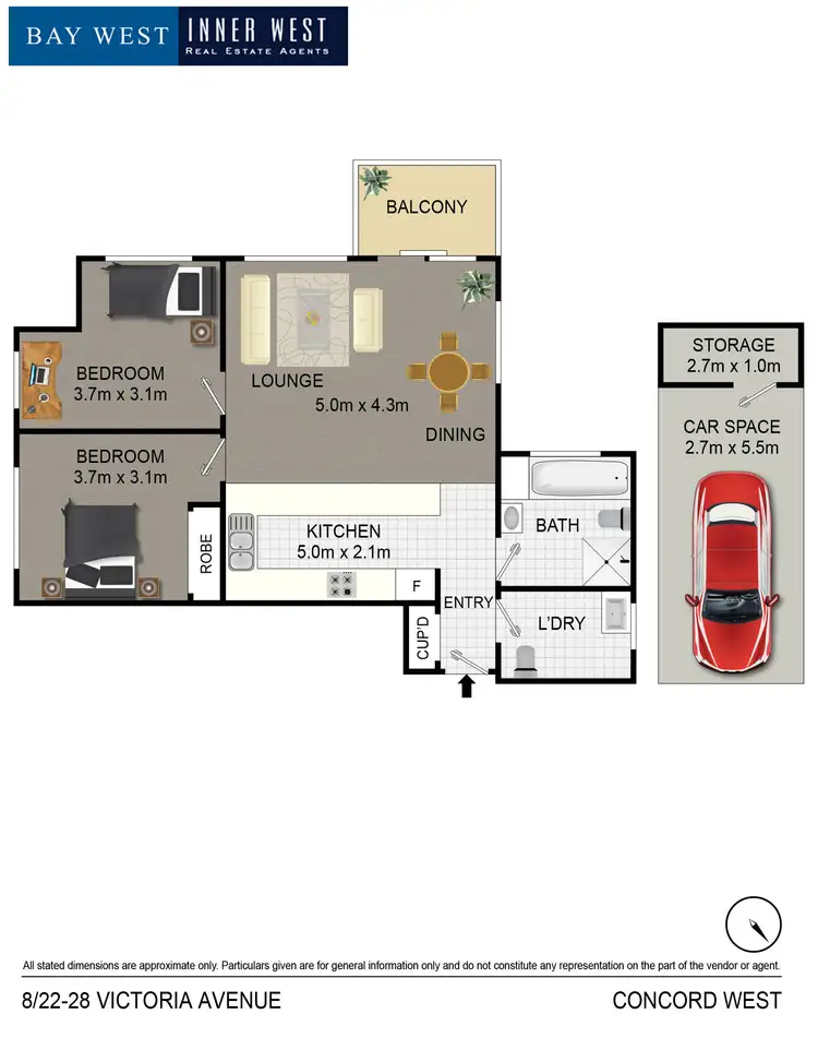 Floorplan of Homely apartment listing, 8/22 - 28 Victoria Avenue, Concord West NSW 2138