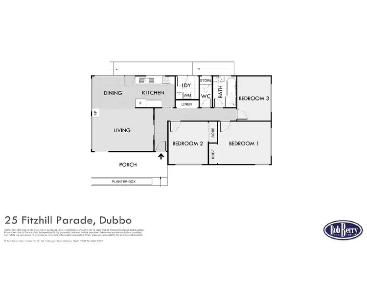 Floorplan of Homely house listing, 25 Fitzhill Parade, Dubbo NSW 2830