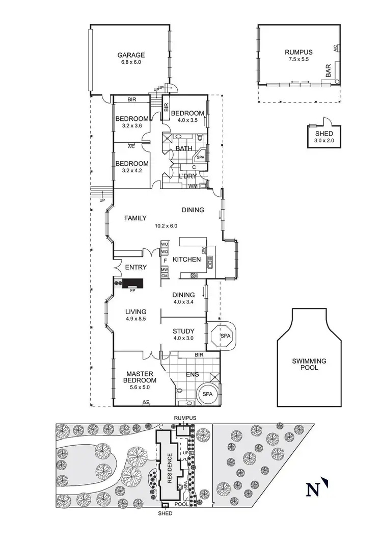 Floorplan of Homely house listing, 11 Lookover Road, Donvale VIC 3111