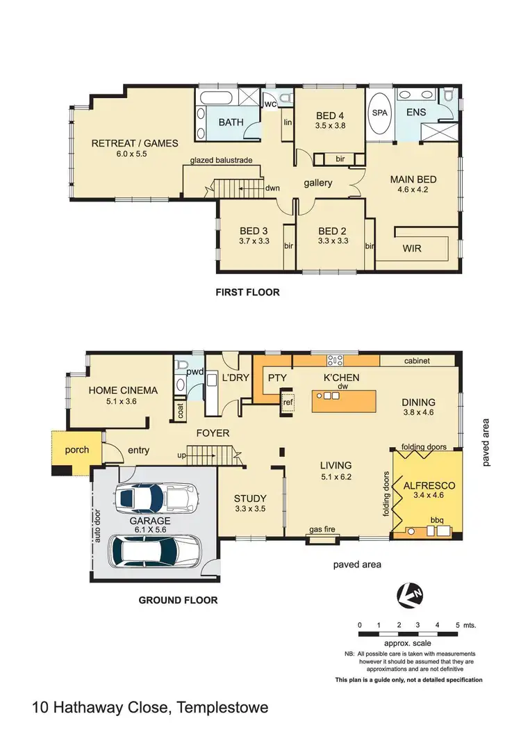 Floorplan of Homely house listing, 10 Hathaway Close, Templestowe VIC 3106