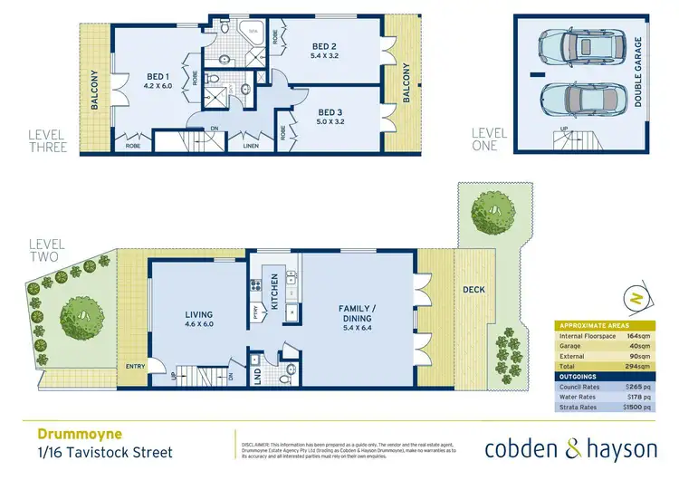 Floorplan of Homely townhouse listing, 1/16 Tavistock Street, Drummoyne NSW 2047