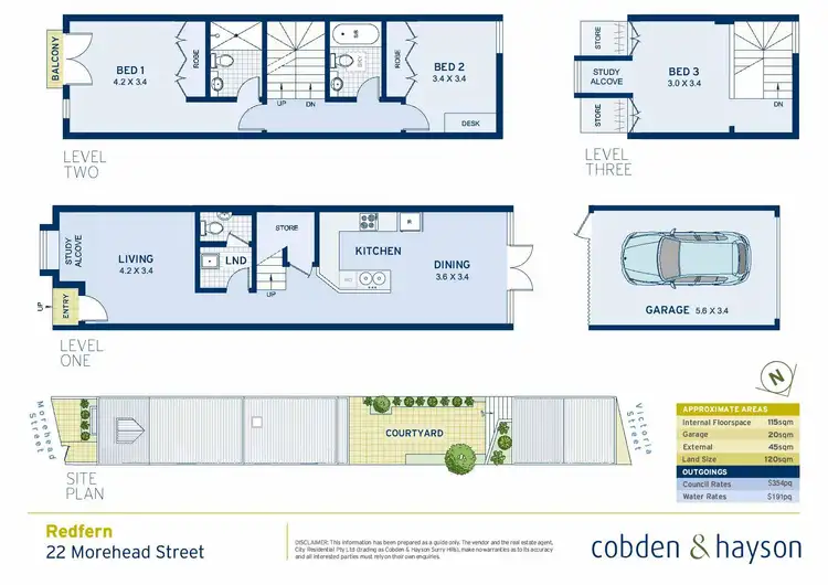 Floorplan of Homely house listing, 22 Morehead Street, Redfern NSW 2016